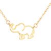 Elephant pendant necklace