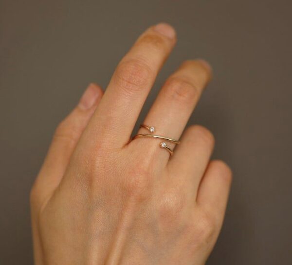 861aa79a b1b9 41e5 ab51 d26bda7d82ee Zircon Flower Ring Women Fashion Ins Glowing Ring