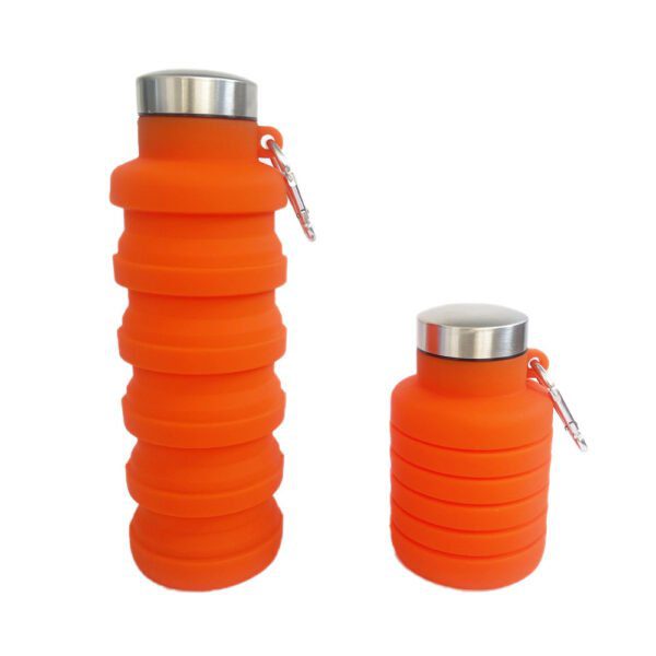 96699045 a47c 44aa a15c de1514bf5f39 Portable Silicone Awesome Folding water bottle Retractable Cup