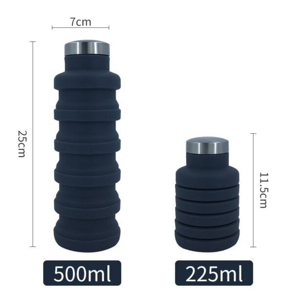 e8675724 78ae 475c 86ee 5af098e6bd19 Portable Silicone Awesome Folding water bottle Retractable Cup