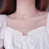 Access Every Occasion with the 14k Gold Chain Necklace Featuring AAA Zircon