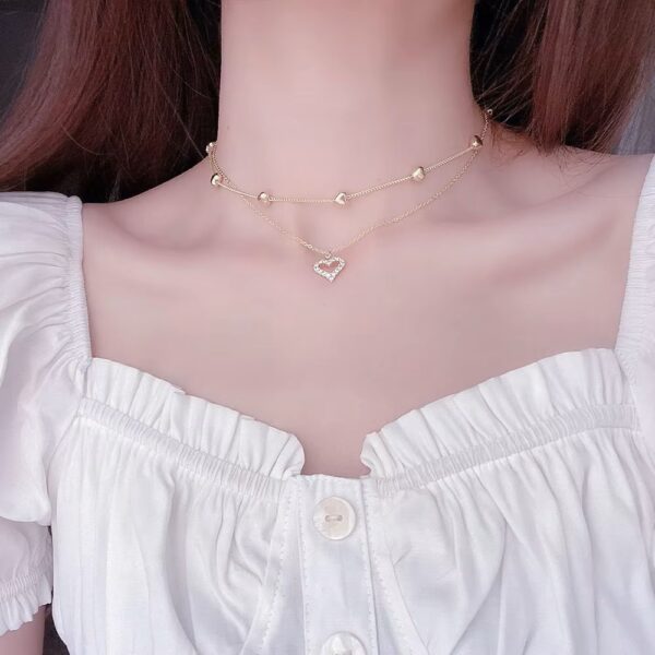 Access Every Occasion with the 14k Gold Chain Necklace Featuring AAA Zircon