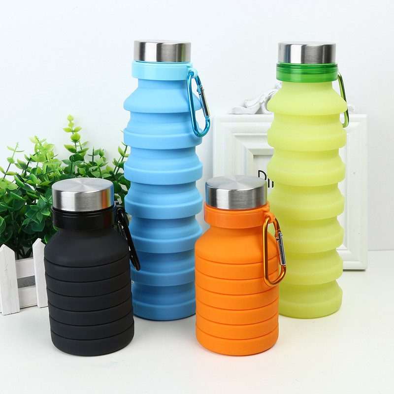 1735849281354600448 A handy and environmentally friendly way to stay hydrated on-the-go is the portable silicone awesome folding water bottle.