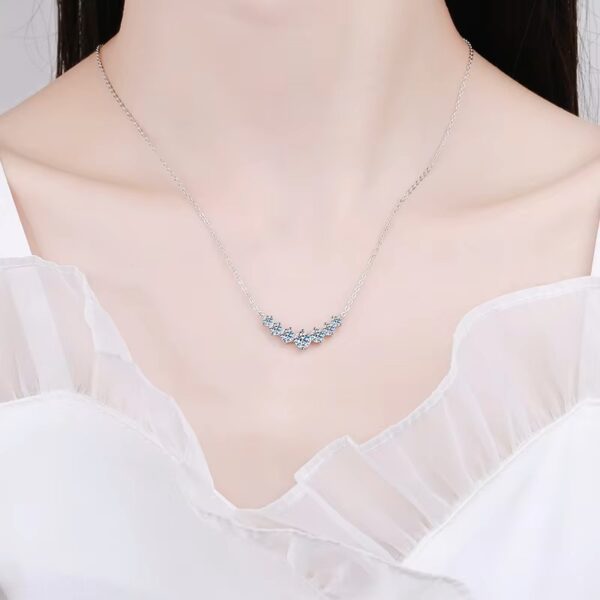 K NOBSPIN Moissanite Necklace for Woman Wedding Fine Jewely with Certificates 925 Sterling Sliver Plated 18k.jpg 3 K.NOBSPIN Moissanite Necklace for Woman Wedding Fine Jewely with Certificates 925 Sterling Sliver Plated 18k White Gold Necklace