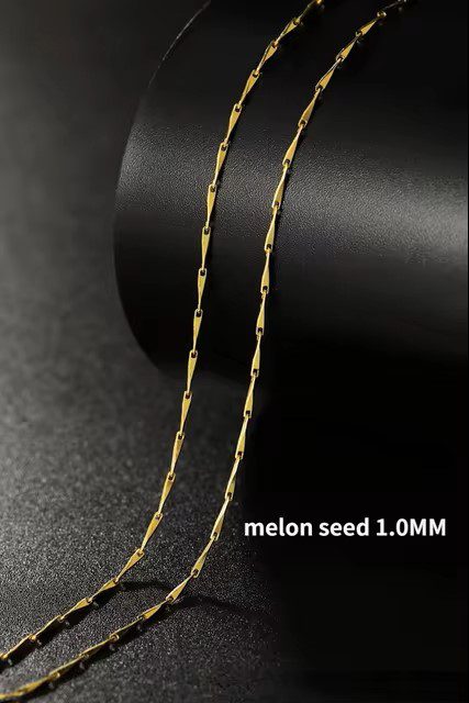 Real 14K Gold Chain Necklace