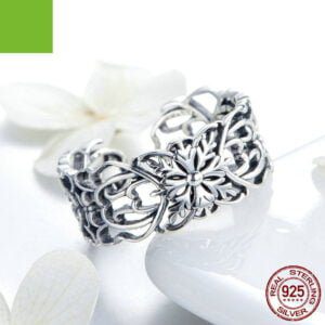ecb305fb dd23 481f 8d11 e16961a00b1b 300x300 1 Discover Timeless Elegance with the Original Sterling Silver Masterpiece, Vintage Flower Ring.