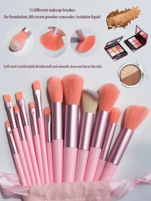 13-Piece Makeup Brush Set with Velvet Bag A4f6bd8b5afe240a4a461fe5f8e09c27dv