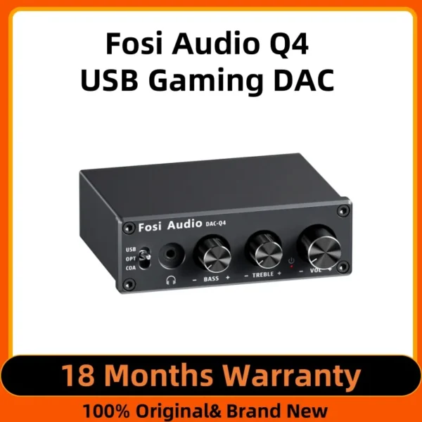 Fosi Audio Q4 Mini Stereo USB Gaming DAC & Headphone Amplifier A5b901685149643f1a661b7d54a26db6f6