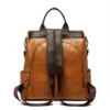 Women's Anti-Theft PU faux leather Travel Backpack