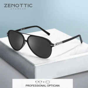ZENOTTIC Prescription Sunglasses Men Polarized Optical Sun Glasses For Women Retro