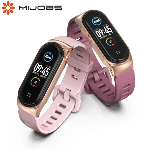 Replacement Strap, Compatible with Mi Band 5-10 H09a801628ef3454cb853683908095afeb