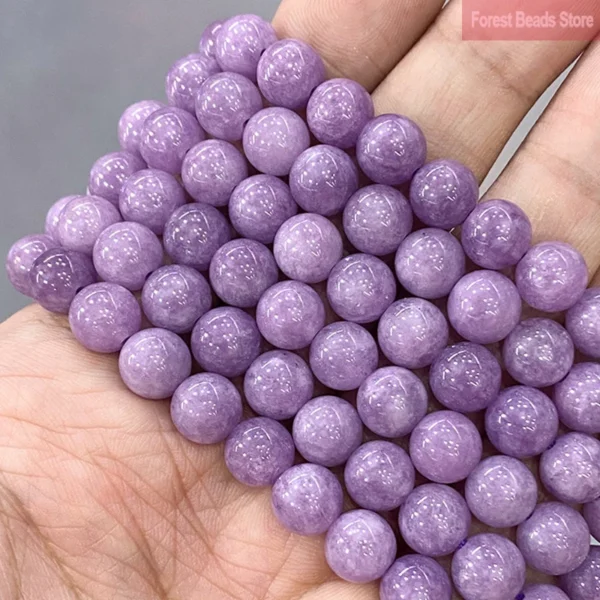 Light Purple Jasper Chalcedony Round Beads H1429f1271a764367bb8b686f6bec8431U