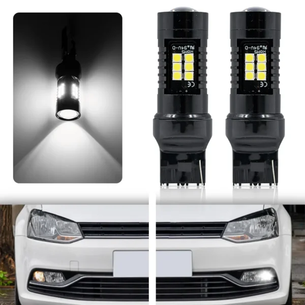 2PCS W21W T20 7440 LED HeadLight Bulb For 2014 2015-2023 VW H19382a334e494eb8b0d286bccb3893d2w