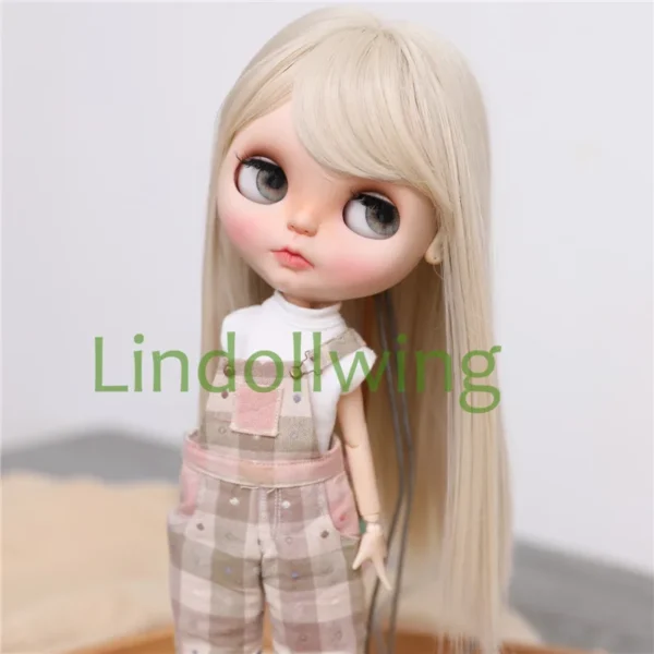 9-10 inch Blyth Wig Long Light Blonde Straight Hair 0809 H20fb47f5aab14b5bbbe22b9db39e0fafA
