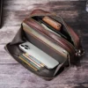 Men's Retro faux leather Shoulder Bag