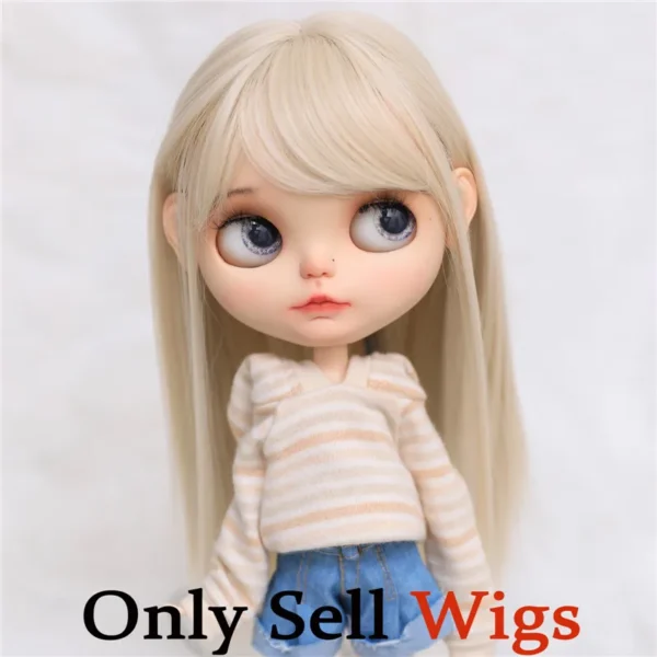 9-10 inch Blyth Wig Long Light Blonde Straight Hair 0809 H2fcd5fb8eace434ead16fe1c47971c32I