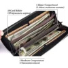 faux leather RFID Blocking Wallet and Card Holder