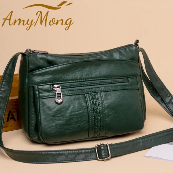 Women's High Capacity Solid Color Messenger Bag H483b9fb8125d4297a3d51446bdf55b3eA