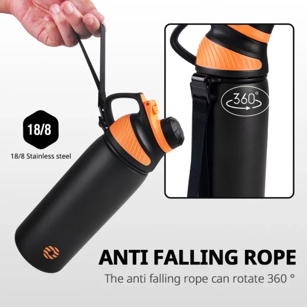 Fjbottle Thermo bottle With Magnetic Lid Outdoor Sport Stainless Steel Water H4baebd6a43044f03bb3c127128763f02T