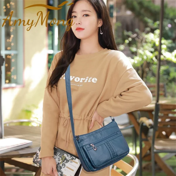 Women's High Capacity Solid Color Messenger Bag H5f2dbaea7a424237aba80d037176cfa0l