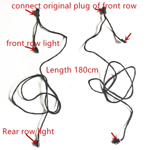 Car Rear Row Foot Lamp Footwell light trunk light upgrade Cable H63e891838c1f4af9bfcefa1bf8b2fdc8c