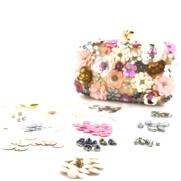 Beaded Floral Evening Clutch Women Fashion Banquet Handbag Elegant Party Prom H6df4767e655741418dbec631310033baL