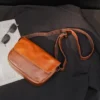 Men's Retro Soft faux leather Crossbody Shoulder Bag
