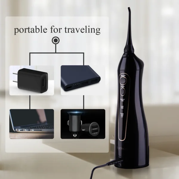 Rechargeable Water Flosser, 300ml H73dd958ac76246628bf1cd76fbbff7f5G