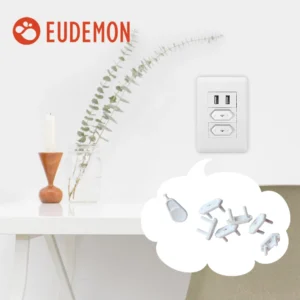 BuyerFriends 20-Piece Power Socket Outlet Protective Covers, Chile/Brazil
