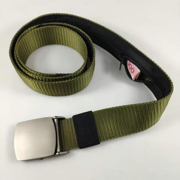 Hidden Money Belt 3.8CM Tank-print Alloy Buckle Men's Outdoor Stealth Zipper H79b9038eb5f34aa48f20b1ef0510df4b7