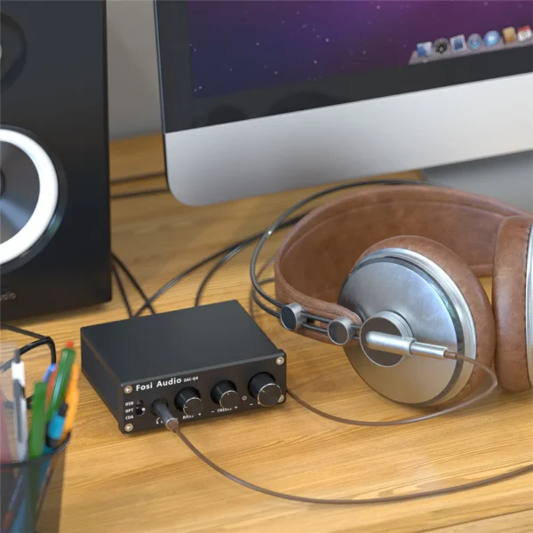 Fosi Audio Q4 Mini Stereo USB Gaming DAC & Headphone Amplifier H7a1004a3ca214b33b897de67e8b2f095I