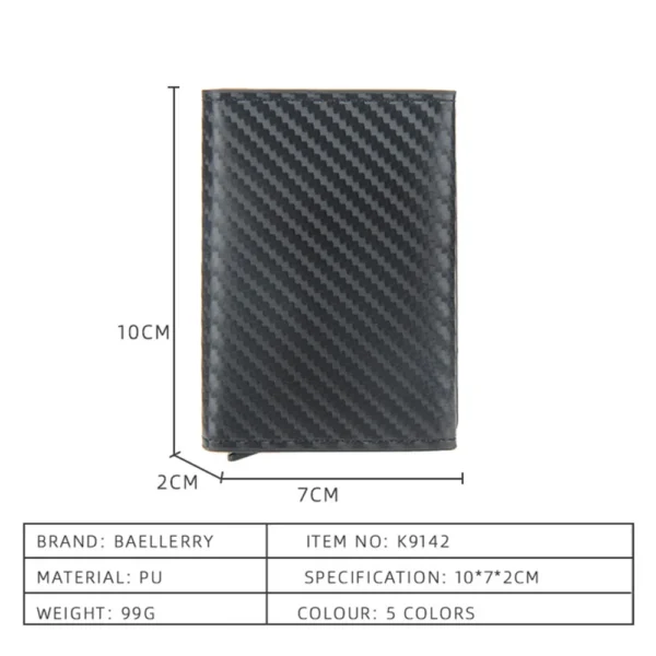 New Rfid Men Card Wallets Magnetic Button Free Name Customized Small H862b3a1964d142c1a207fa06d6b06466q