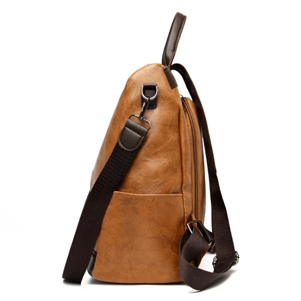 Women's Anti-Theft PU faux leather Travel Backpack