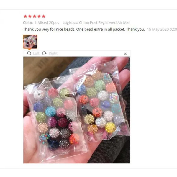 4 5 6 8 10 12mm Mixed Colors Rhinestone Crystal Ball H98f6a4ceb6fd4d39a611ff7545243301z