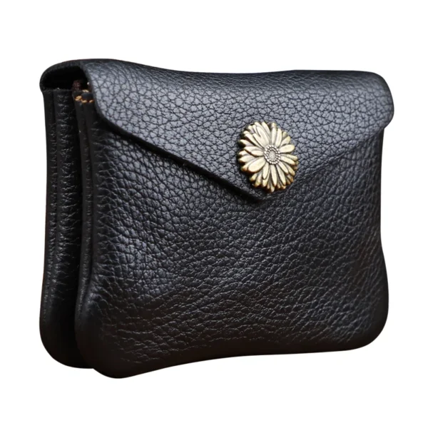 Unisex Crazy Horse faux leather Card Wallet