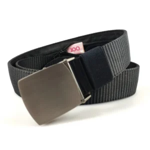 Hidden Money Belt 3.8CM Tank-print Alloy Buckle Men's Outdoor Stealth Zipper
