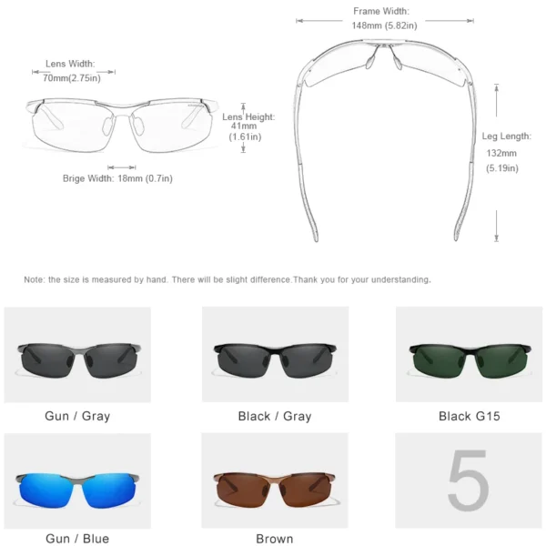 Polarized Aluminum Driving Mirror Sunglasses, Men's Hb58bc3328fcf4552b1c8f564874f38f2C