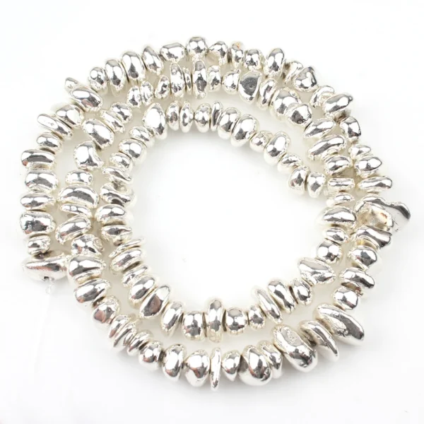 Natural Hematite Silver-Plated Spacer Beads Hbc1eab81406046b889d2778e96994f44H
