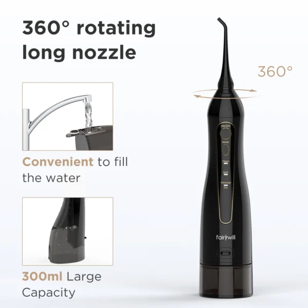 Rechargeable Water Flosser, 300ml Hce0c35cbf3e54fc5ac6e45c27e41af4dP
