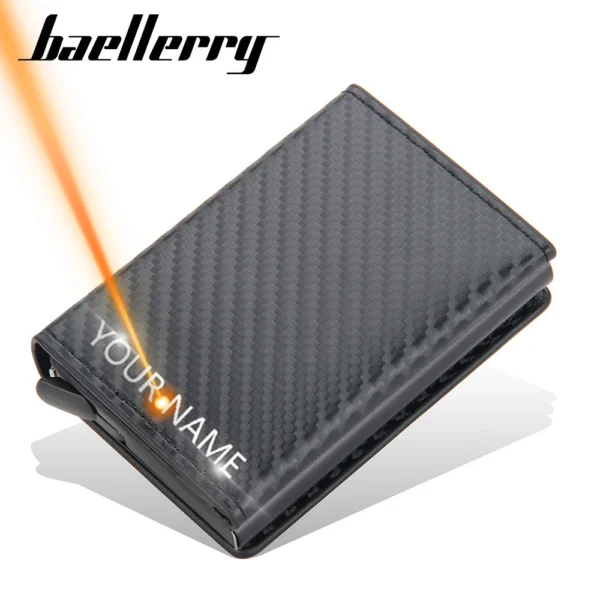 New Rfid Men Card Wallets Magnetic Button Free Name Customized Small Hcff071780dc643c783c1ad41732d23e4b