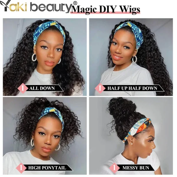 Long Kinky Curly Headband Wigs 28Inch Synthetic Ice Headband Wig For Hd144d24dba5e449f917d02c640fac76c1