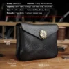 Unisex Crazy Horse faux leather Card Wallet