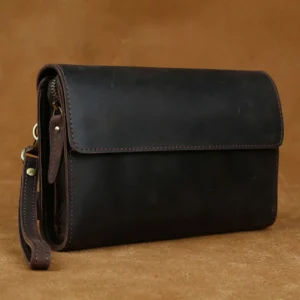 Top Grade Men Purse Genuine Leather Day Clutches For Male Vintage
