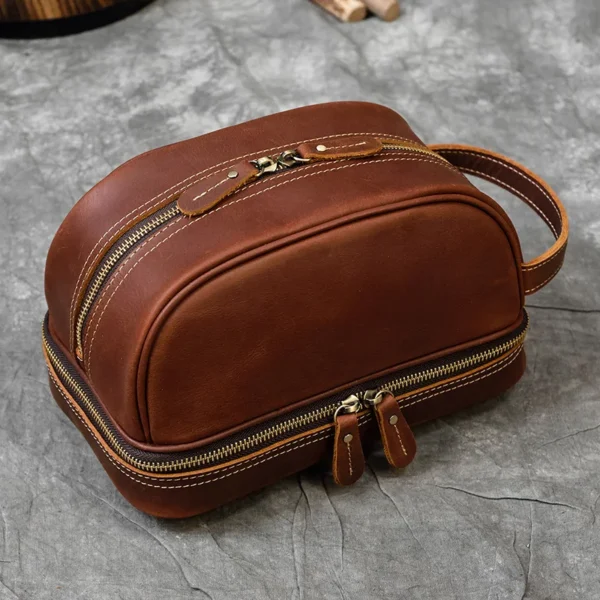 Small Crazy Horse Leather Travel Wallet Bag He2c56079abae42ab9352bc141e3c51226