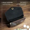 Unisex Crazy Horse faux leather Card Wallet