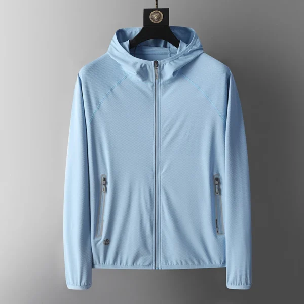 UPF50+ Summer UV Protection Hoodie Unisex Breathable Ice Silk Outdoor Sports S000ccbcb5689412b81d08838229edceeJ