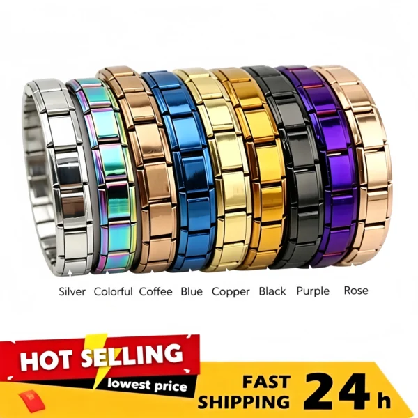 9mm Italian Charm Bracelet Base, Stainless Steel