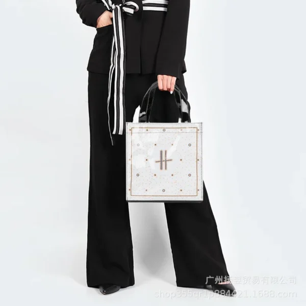 Small Niche Design PVC Tote Bag S030f96e0e88b483fa6110e1f1fe1cf37b