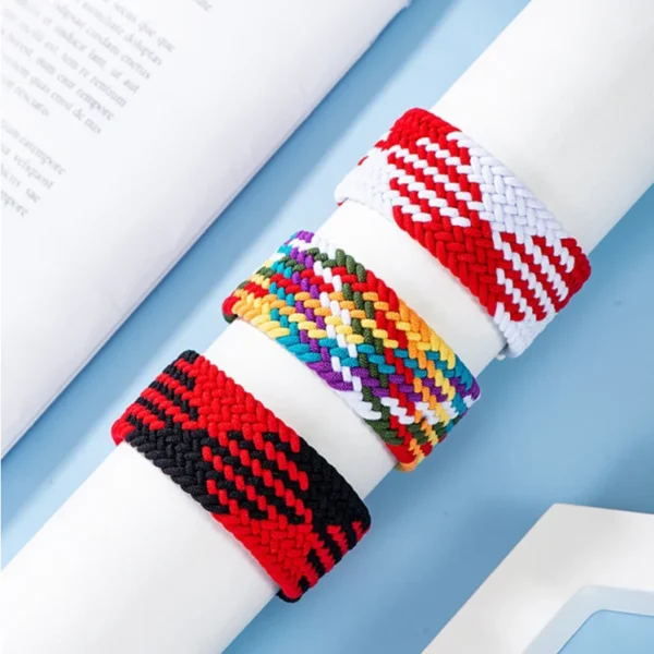 Braided Solo Loop Band, Compatible with Samsung Galaxy Watch 8 S035ad41e2a9e418e8c2f8c12f6df014f4