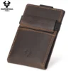 Men's Anti-Theft RFID Slim faux leather Card Holder